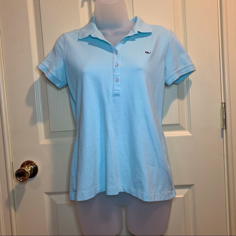 VINEYARD VINES BABY BLUE POLO SHIRT